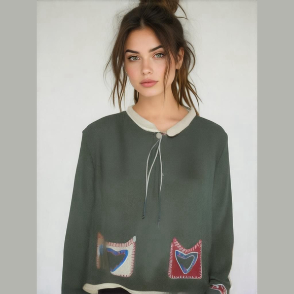 Christopher & Banks Sweaters - Christopher & Banks Christmas Sweater Cardigan Womens L